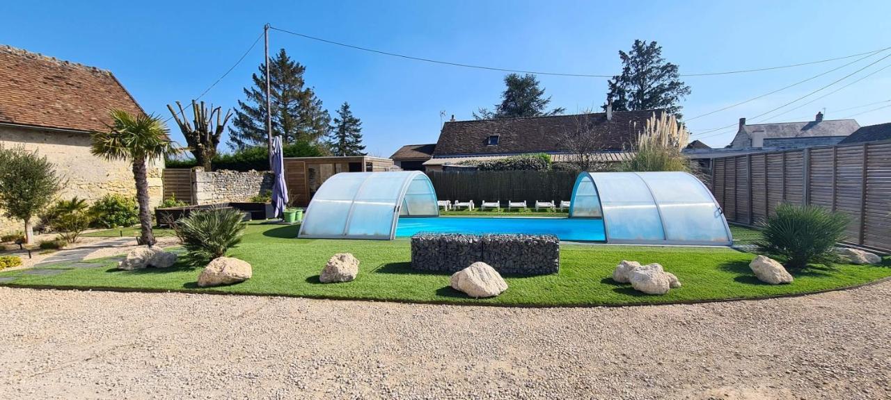 Hotel Gite La Belle Aventure Avec Piscine Et Jacuzzi Mosnes Exteriér fotografie