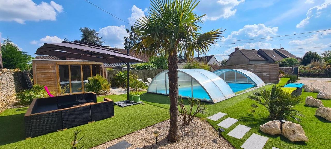 Hotel Gite La Belle Aventure Avec Piscine Et Jacuzzi Mosnes Exteriér fotografie