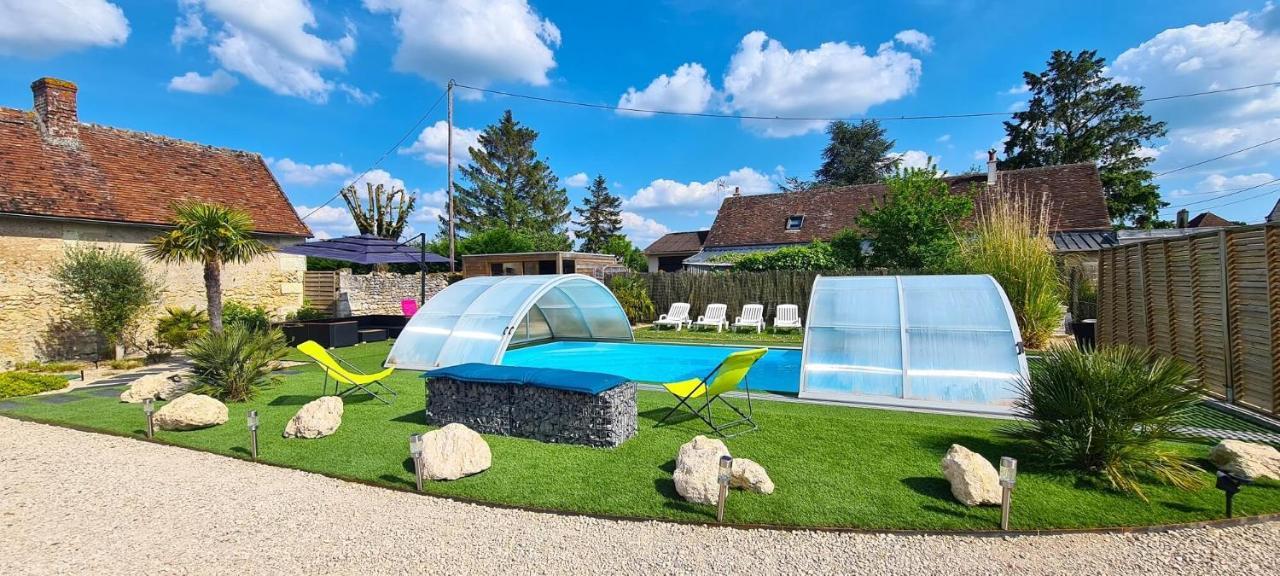 Hotel Gite La Belle Aventure Avec Piscine Et Jacuzzi Mosnes Exteriér fotografie