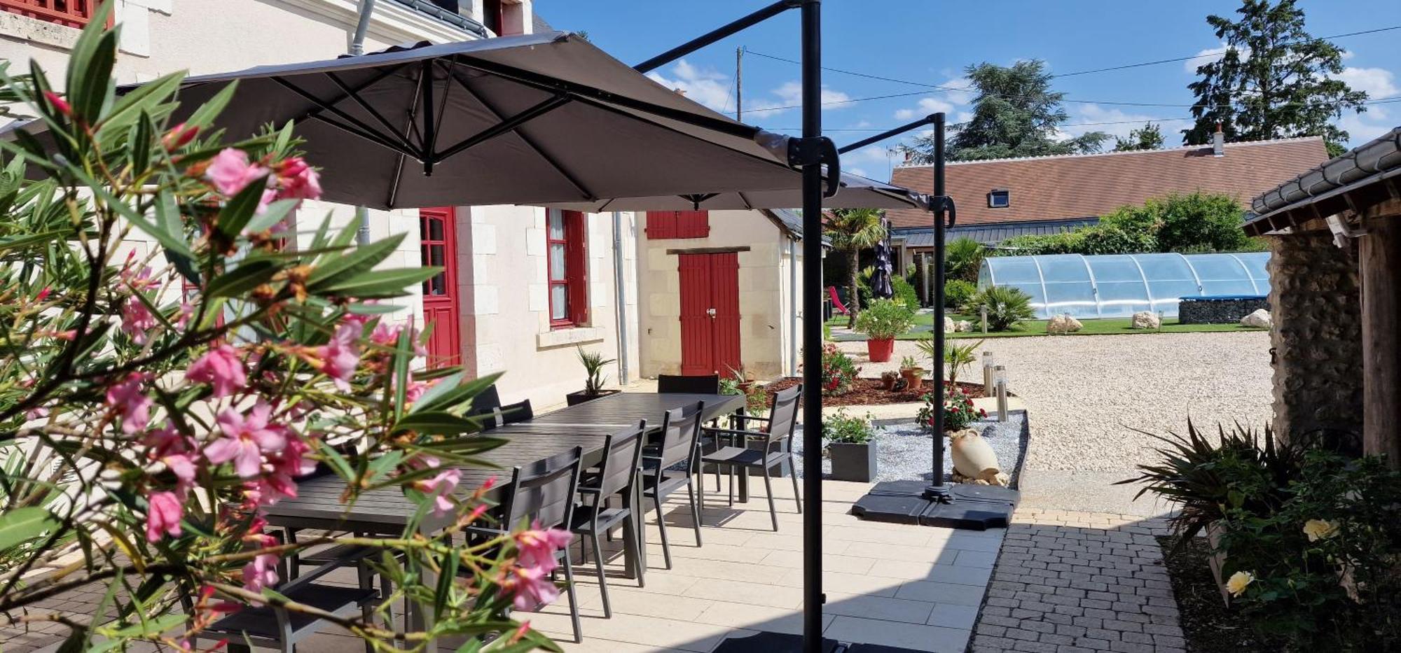 Hotel Gite La Belle Aventure Avec Piscine Et Jacuzzi Mosnes Exteriér fotografie